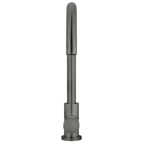 Round Gooseneck Brass Sink Mixer