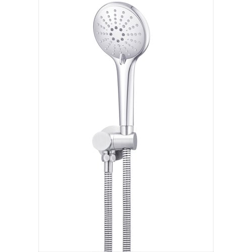 Polished Chrome Round Hand-Held Shower