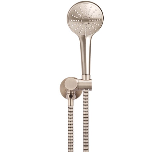 Round Hand-Held Shower on Bracket
