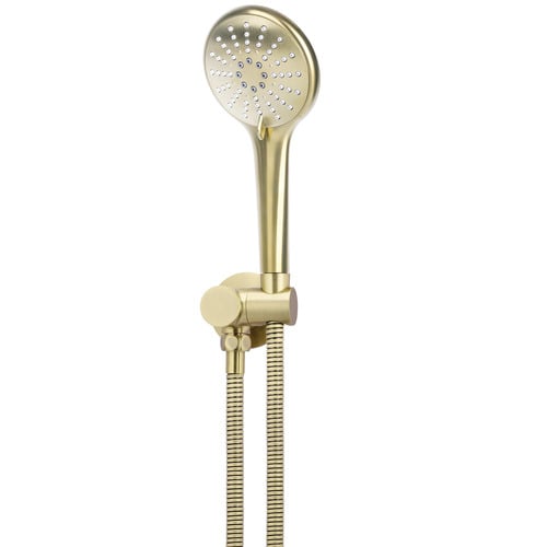 Round Hand-Held Shower on Bracket