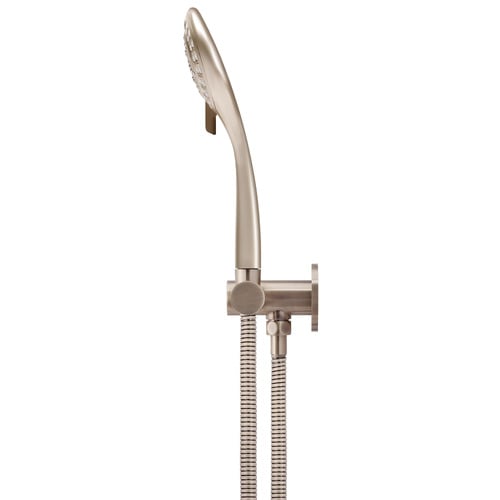 Round Hand-Held Shower on Bracket