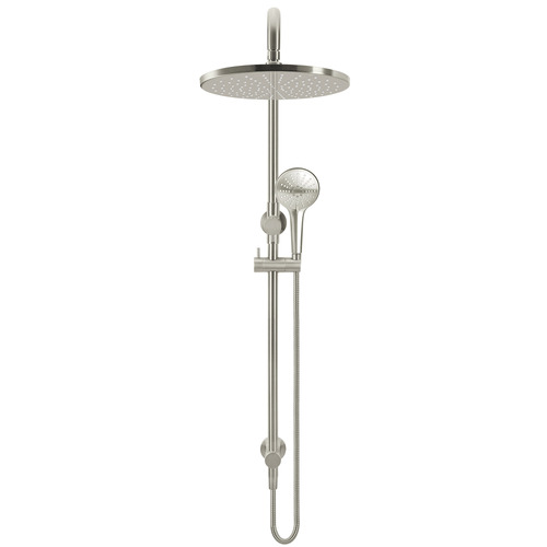 Brass Round 3 Function Twin Shower
