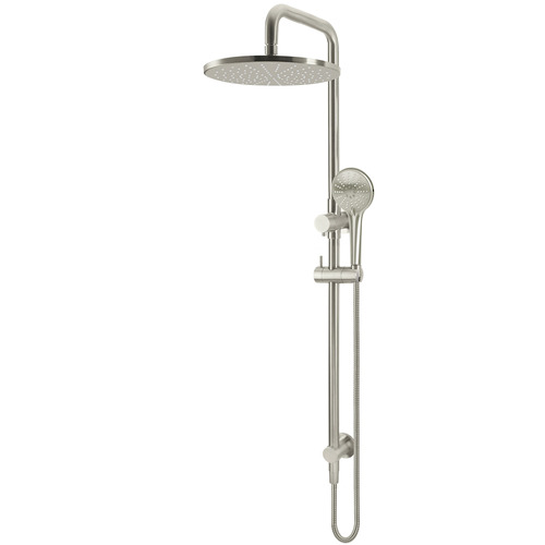 Brass Round 3 Function Twin Shower