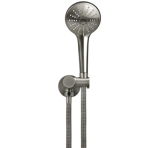 Round Hand-Held Shower on Bracket