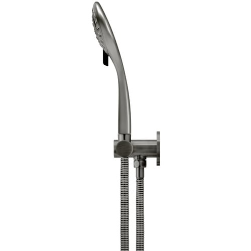 Round Hand-Held Shower on Bracket