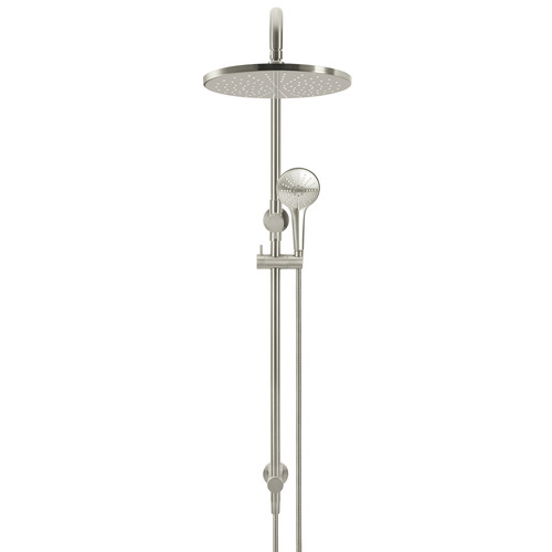 Brass Round 3 Function Twin Shower