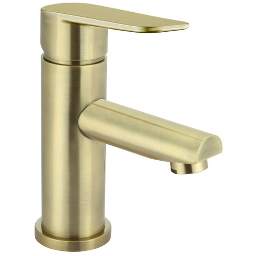 Brass-Round-Paddle-Basin-Mixer