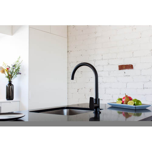 Round Gooseneck Sink Mixer