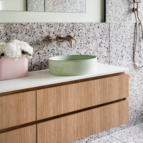 2 Piece Cross Handle Wall Top Assembly Set