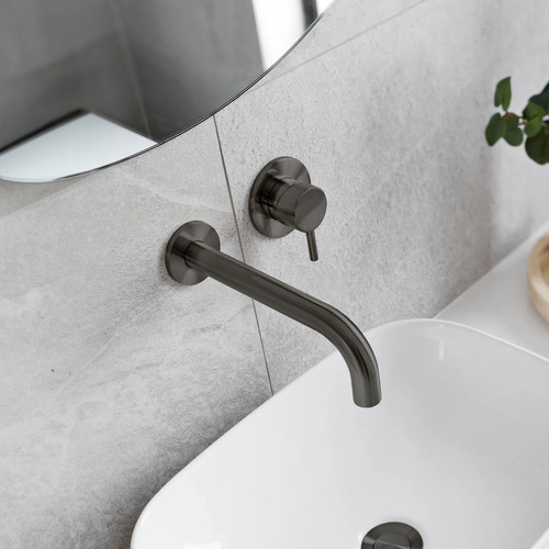 Round Short Pin Lever Wall Mixer Trim Kit