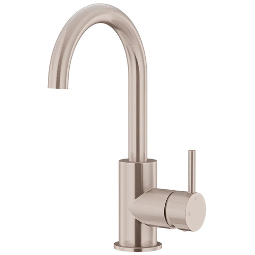 Round Gooseneck Basin Mixer