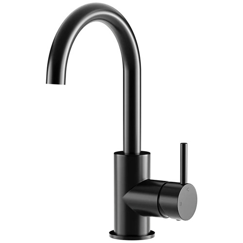Round Gooseneck Basin Mixer