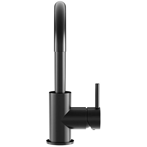 Round Gooseneck Basin Mixer