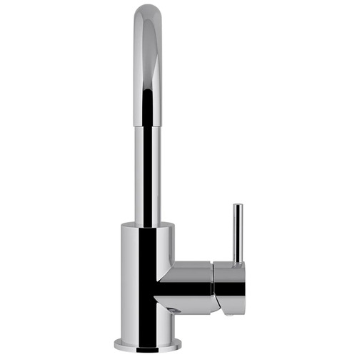 Round Gooseneck Basin Mixer