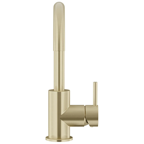 Round Gooseneck Basin Mixer