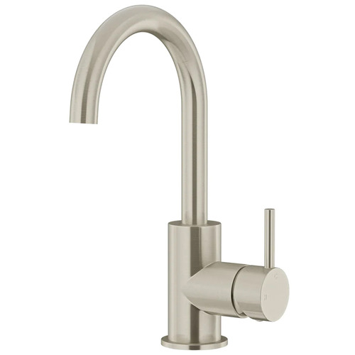 Round Gooseneck Basin Mixer