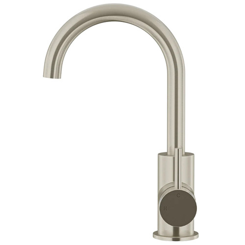 Round Gooseneck Basin Mixer