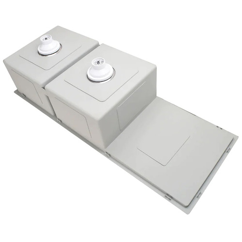 1160mm Double Bowl Steel Kitchen Sink with Drainer