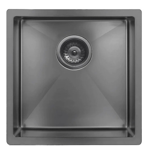 450mm Single Bowl Steel Kitchen Sink | Temple & Webster