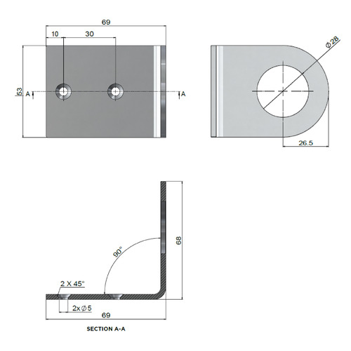 Steel Outdoor Soap Dispenser Bracket