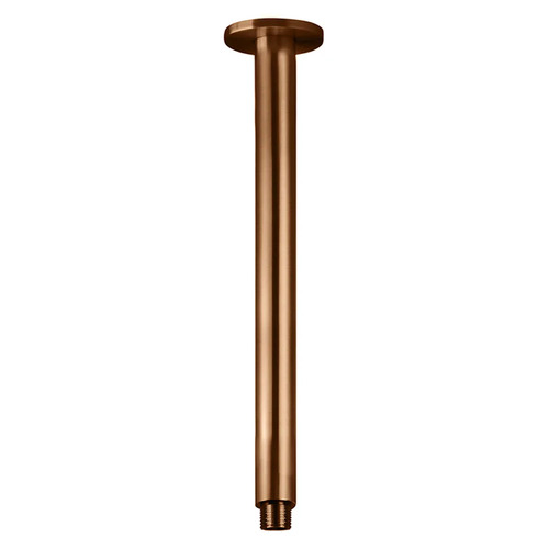 Round Agatha Brass Ceiling Shower Arm