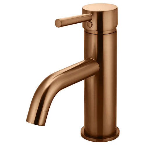 Round Curved Basin Mixer