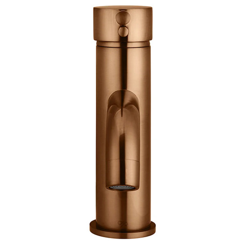 Round Curved Basin Mixer
