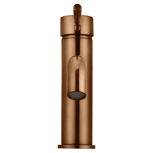 Round Curved Basin Mixer