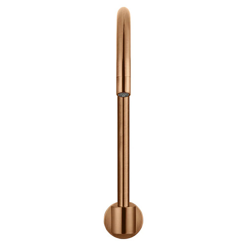 Round High-Rise Swivel Wall Bath Spout