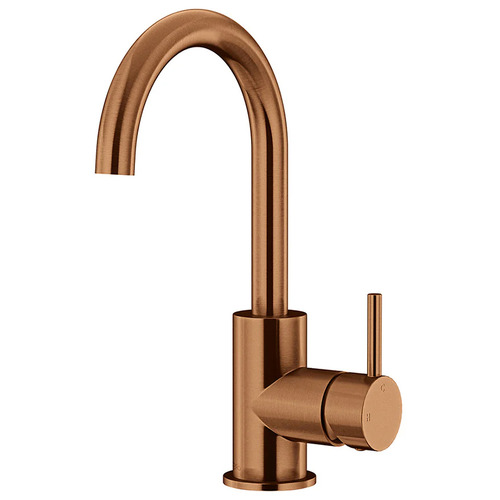 Round Gooseneck Basin Mixer