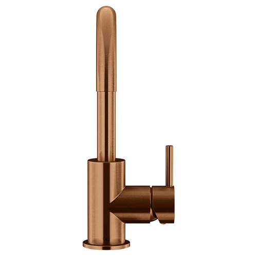 Round Gooseneck Basin Mixer