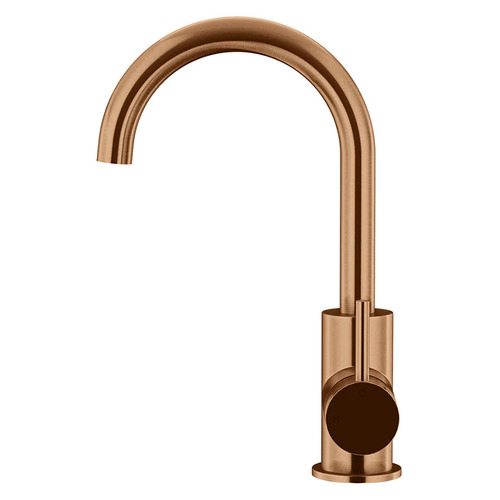 Round Gooseneck Basin Mixer