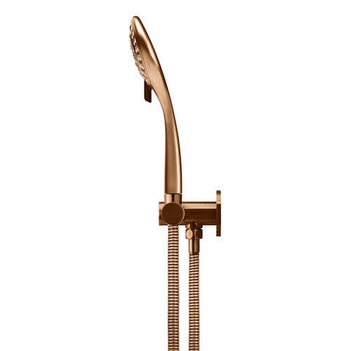 Round Hand-Held Shower on Bracket