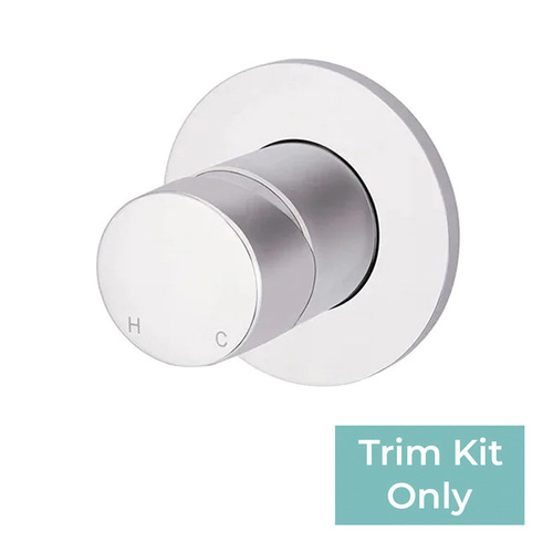 Round Pinless Shower/Bath Wall Mixer Trim Kit Only