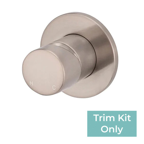 Round Pinless Shower/Bath Wall Mixer Trim Kit Only