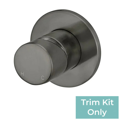 Round Pinless Shower/Bath Wall Mixer Trim Kit Only