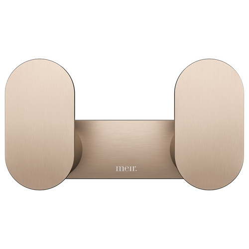 Curvae 100mm Stainless Steel Double Robe Hook