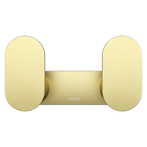 Curvae 100mm Stainless Steel Double Robe Hook