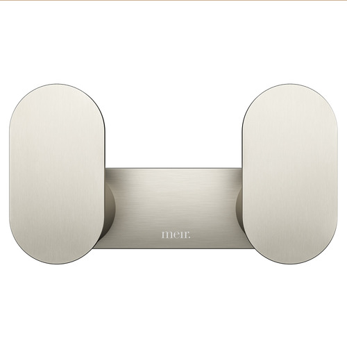 Curvae 100mm Stainless Steel Double Robe Hook