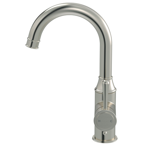 Harrington 146mm Brushed Nickel Basin Mixer
