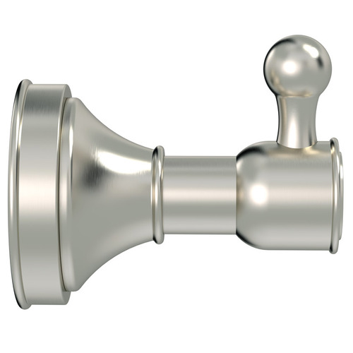 Harrington Brushed Nickel Brass Robe Hook