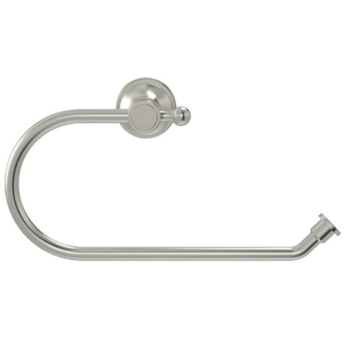Harrington Brushed Nickel Brass Curved Toilet Roll Holder