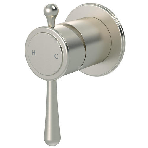 Harrington Brushed Nickel Shower Wall Mixer Trim Kit Only
