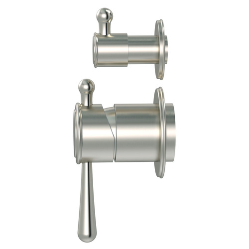 Harrington Brushed Nickel Shower Wall Mixer with Diverter Trim Kit Only
