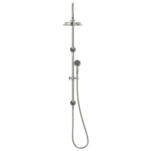 Harrington Brushed Nickel Twin Shower