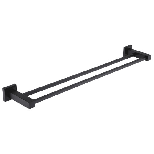 Meir 600mm Double Brass Towel Rail