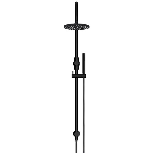 Round Gooseneck Twin Shower