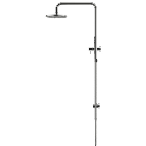 Bayside Stainless Steel Round Twin Shower