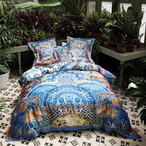 Camilla Geisha Gateway Cotton Sateen Quilt Cover Set | Temple & Webster