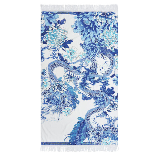 Heart of a Dragon Beach Towel